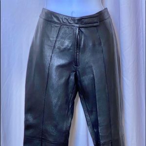 Wilsons Leather Sleek Black Pants